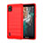 Funda Silicona Carcasa Goma Line MF1 para Nokia C2 2nd Edition Rojo