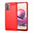 Funda Silicona Carcasa Goma Line MF1 para Xiaomi Redmi Note 10 4G Rojo