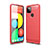 Funda Silicona Carcasa Goma Line para Google Pixel 5a 5G Rojo