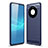 Funda Silicona Carcasa Goma Line para Huawei Mate 40 Pro+ Plus Azul