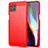 Funda Silicona Carcasa Goma Line para Motorola Moto G 5G Plus Rojo