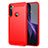Funda Silicona Carcasa Goma Line para Motorola Moto One Fusion Plus Rojo