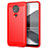 Funda Silicona Carcasa Goma Line para Nokia 3.4 Rojo