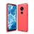 Funda Silicona Carcasa Goma Line para Nokia 6.2 Rojo