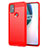 Funda Silicona Carcasa Goma Line para OnePlus Nord N10 5G Rojo