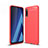 Funda Silicona Carcasa Goma Line para Samsung Galaxy A30S Rojo