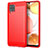 Funda Silicona Carcasa Goma Line para Samsung Galaxy A42 5G Rojo