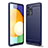Funda Silicona Carcasa Goma Line para Samsung Galaxy A73 5G Azul