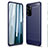 Funda Silicona Carcasa Goma Line para Samsung Galaxy A82 5G Azul