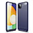Funda Silicona Carcasa Goma Line para Samsung Galaxy F42 5G Azul