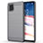 Funda Silicona Carcasa Goma Line para Samsung Galaxy Note 10 Lite Gris