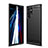 Funda Silicona Carcasa Goma Line para Samsung Galaxy S22 Ultra 5G Negro