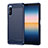 Funda Silicona Carcasa Goma Line para Sony Xperia 10 III Lite Azul