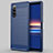 Funda Silicona Carcasa Goma Line para Sony Xperia 5 Azul