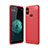 Funda Silicona Carcasa Goma Line para Xiaomi Mi 6X Rojo