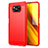 Funda Silicona Carcasa Goma Line para Xiaomi Poco X3 NFC Rojo
