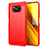 Funda Silicona Carcasa Goma Line para Xiaomi Poco X3 Pro Rojo