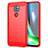 Funda Silicona Carcasa Goma Line S01 para Motorola Moto G9 Play Rojo