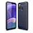 Funda Silicona Carcasa Goma Line WL1 para Samsung Galaxy M21 Azul