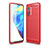 Funda Silicona Carcasa Goma Line WL1 para Xiaomi Mi 10T 5G Rojo