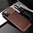 Funda Silicona Carcasa Goma Twill para Apple iPhone 12 Pro Max Marron