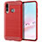 Funda Silicona Carcasa Goma Twill para Huawei P30 Lite Rojo