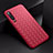 Funda Silicona Carcasa Goma Twill para Huawei P30 Rojo