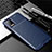 Funda Silicona Carcasa Goma Twill para LG K52 Azul