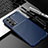 Funda Silicona Carcasa Goma Twill para Motorola Moto Edge 20 5G Azul