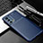 Funda Silicona Carcasa Goma Twill para Motorola Moto Edge 20 Pro 5G Azul
