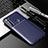 Funda Silicona Carcasa Goma Twill para Motorola Moto One Fusion Plus Azul