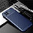 Funda Silicona Carcasa Goma Twill para Oppo F17 Azul