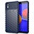 Funda Silicona Carcasa Goma Twill para Samsung Galaxy A01 Core Azul