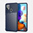 Funda Silicona Carcasa Goma Twill para Samsung Galaxy A21s Azul
