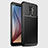 Funda Silicona Carcasa Goma Twill para Samsung Galaxy A6 Plus (2018) Negro