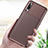 Funda Silicona Carcasa Goma Twill para Samsung Galaxy A70S Marron