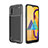 Funda Silicona Carcasa Goma Twill para Samsung Galaxy M01 Negro