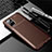 Funda Silicona Carcasa Goma Twill para Samsung Galaxy M51 Marron