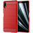 Funda Silicona Carcasa Goma Twill para Sony Xperia L3 Rojo