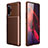 Funda Silicona Carcasa Goma Twill para Xiaomi Poco F3 GT 5G Marron