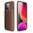 Funda Silicona Carcasa Goma Twill S01 para Apple iPhone 13 Pro Marron