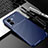 Funda Silicona Carcasa Goma Twill S01 para Oppo A57 5G Azul