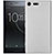 Funda Silicona Carcasa Goma Twill S01 para Sony Xperia XZ1 Compact Plata