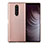 Funda Silicona Carcasa Goma Twill T01 para Sony Xperia 1 Oro Rosa