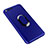 Funda Silicona Carcasa Ultrafina Goma con Anillo de dedo Soporte para Xiaomi Mi 6 Azul