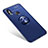 Funda Silicona Carcasa Ultrafina Goma con Anillo de dedo Soporte para Xiaomi Mi 6X Azul