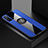 Funda Silicona Carcasa Ultrafina Goma con Magnetico Anillo de dedo Soporte A01 para Huawei Enjoy 20 Pro 5G Azul