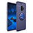 Funda Silicona Carcasa Ultrafina Goma con Magnetico Anillo de dedo Soporte A01 para Samsung Galaxy S9 Azul