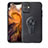 Funda Silicona Carcasa Ultrafina Goma con Magnetico Anillo de dedo Soporte A02 para Apple iPhone 11 Negro