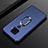 Funda Silicona Carcasa Ultrafina Goma con Magnetico Anillo de dedo Soporte A02 para Huawei Mate 30 Lite Azul